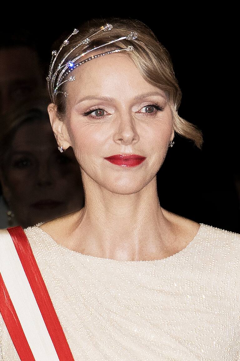 MONACO, MONACO - NOVEMBER 19: (EDITOR'S NOTE : NO TABLOIDS WEB & PRINT, NO DAILY MAIL, NO DAILY MAIL GROUP, NO BILD, NO CHI, NO VOICI, NO CLOSER) Princess Charlene of Monaco attends the Monaco National Day 2025 on November 19, 2025 in Monaco, Monaco. (Photo by PLS Pool/Getty Images)