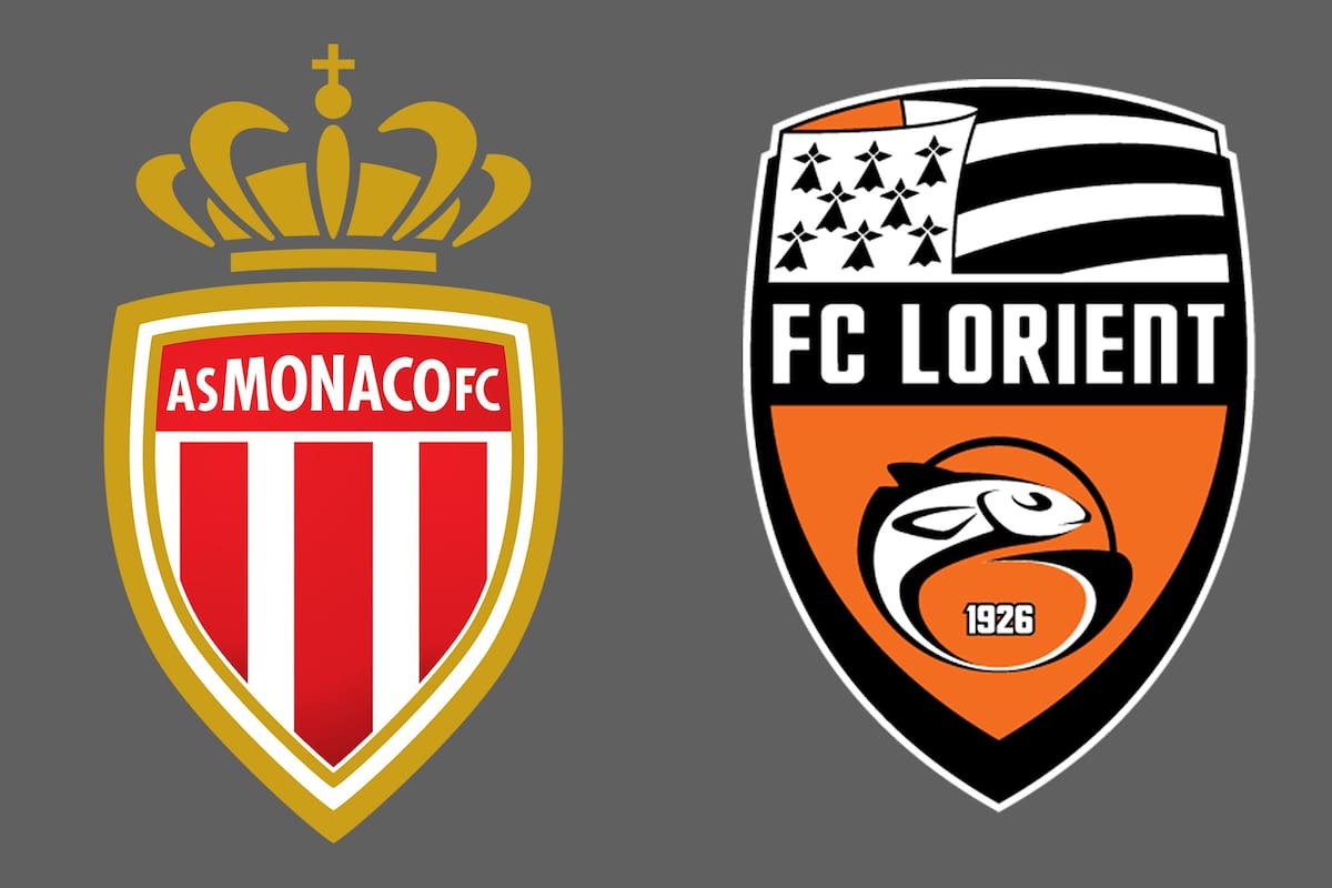 Monaco y Lorient disputaron uno de los encuentros de la jornada del fútbol francés