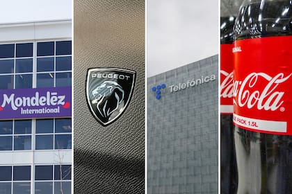 Mondelez Peugeot Telefónica Cola Cola
