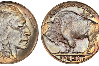 Moneda de búfalo níquel