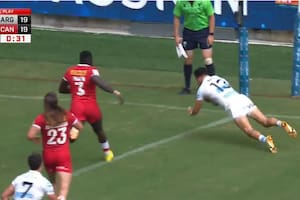Moneta vuela para apoyar el agónico try con el que los Pumas 7s vencieron a Canadá
