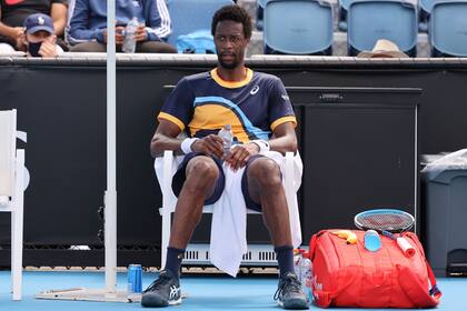 Monfils no lo está pasando bien y fue eliminado en la primera rueda del torneo de Australia