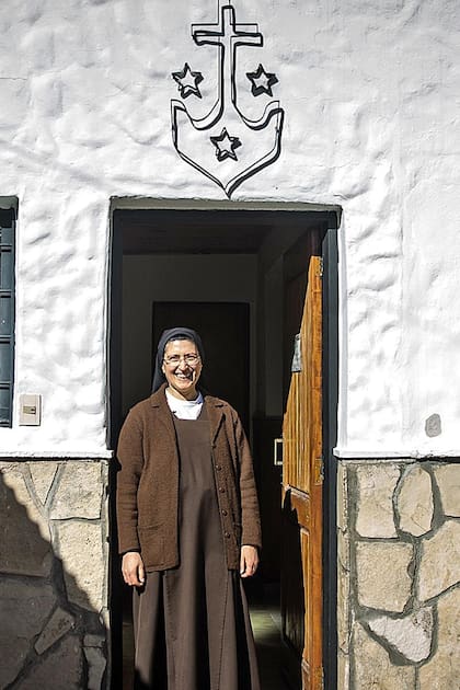 Mónica Astorga es monja de clausura en un convento de Neuquén