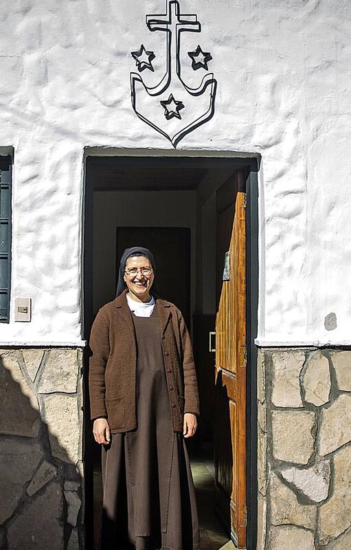 Mónica Astorga es monja de clausura en un convento de Neuquén