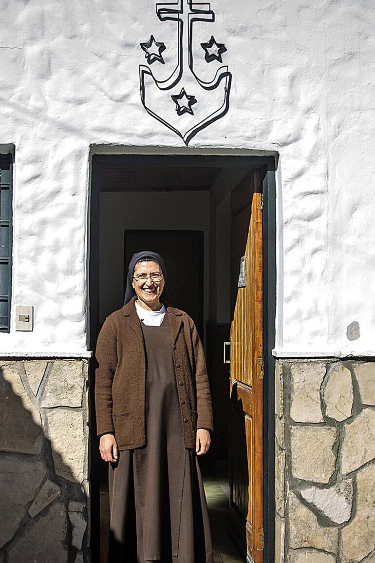 Mónica Astorga es monja de clausura en un convento de Neuquén