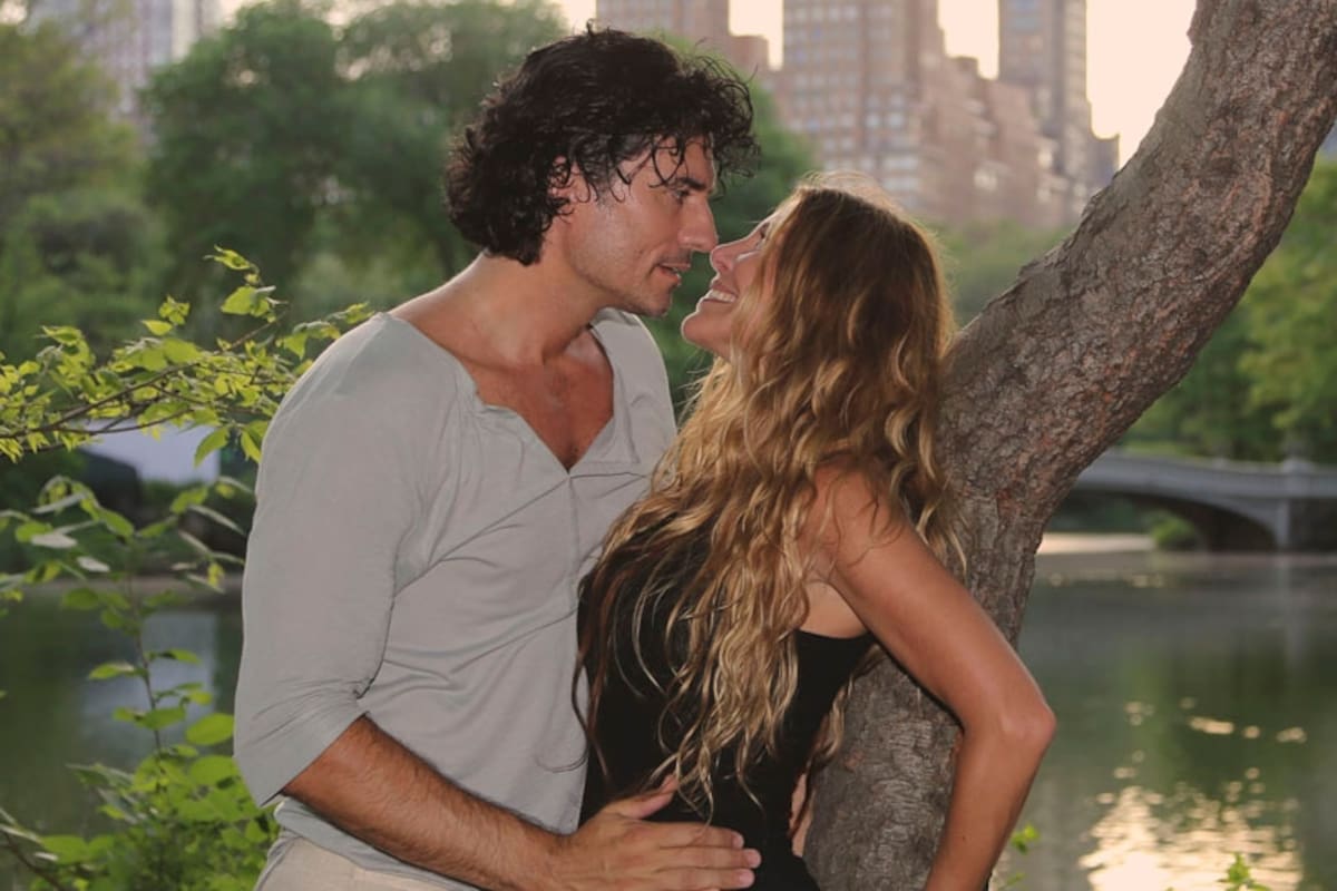 Mónica Ayos y Diego Olivera, un amor de novela