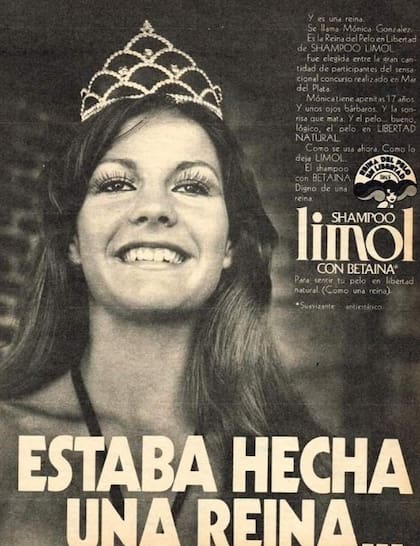 Mónica Gonzaga empezó su carrera muy joven, primero como modelo
