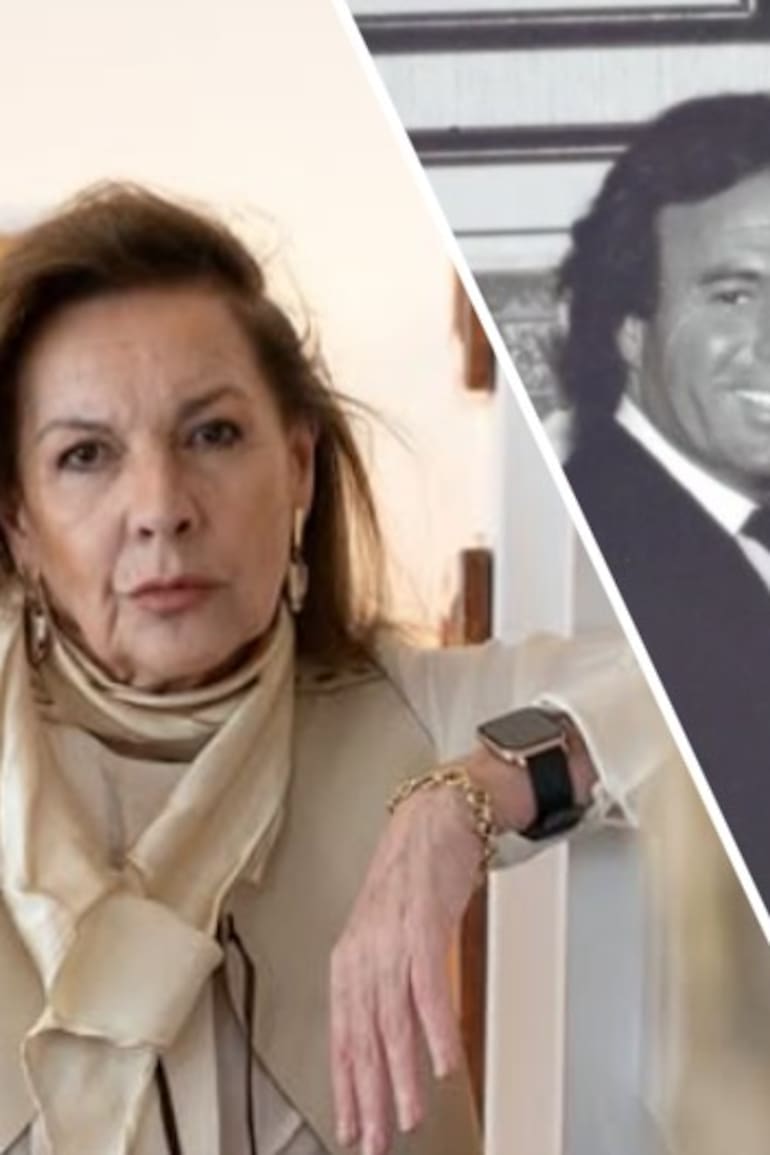 Mónica Gonzaga y Julio Iglesias tuvieron un romance con idas y vueltas, muy comentado, que empezó en los años 70 y se extendió por varios años