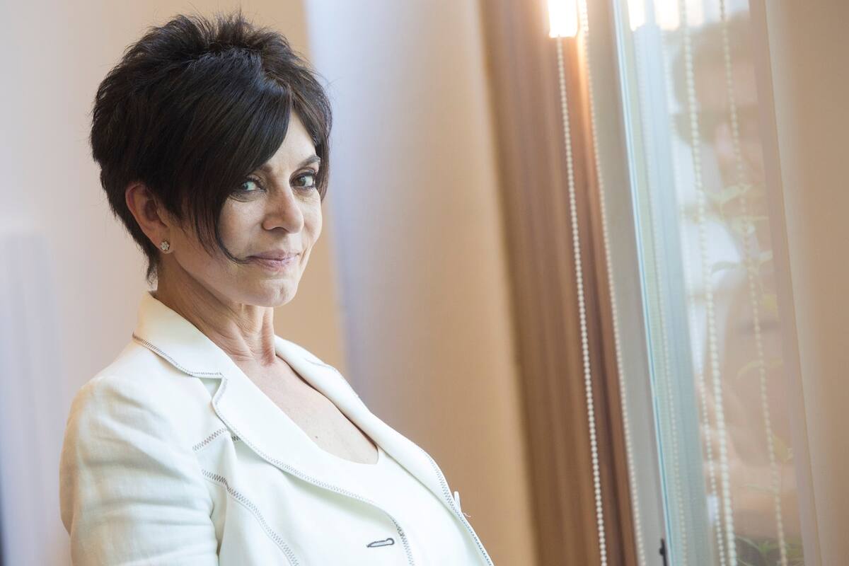 Mónica Gutiérrez en la entrevista con La Nación