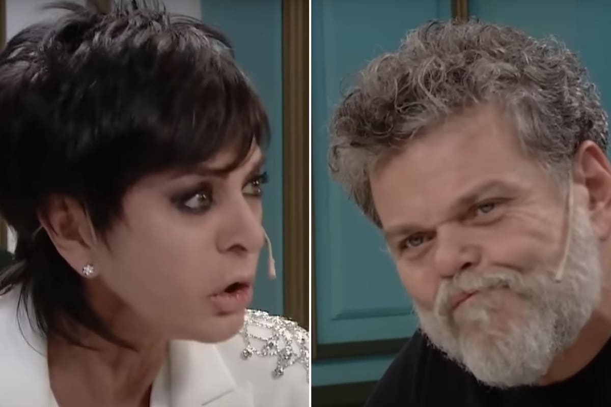 Mónica Gutiérrez se cruzó con Alfredo Casero en la Mesa de Mirtha Legrand