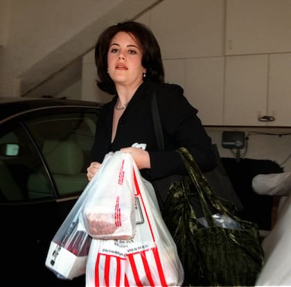 Monica Lewinsky, en 1995 cuando se la relacionó con el entonces presidente de los EE.UU, Bill Clinton