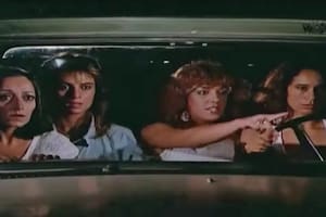 Mónica Villa, Mercedes Alonso, Silvia Peyrou y Edda Bustamante en Correccional de mujeres, de Emilio Vieyra