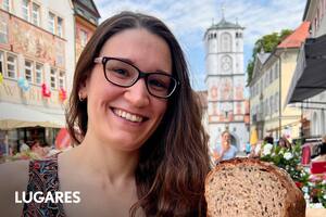 Monika Andrioulo Rottmar, en su pueblo natal, Wangen im Allgäu.