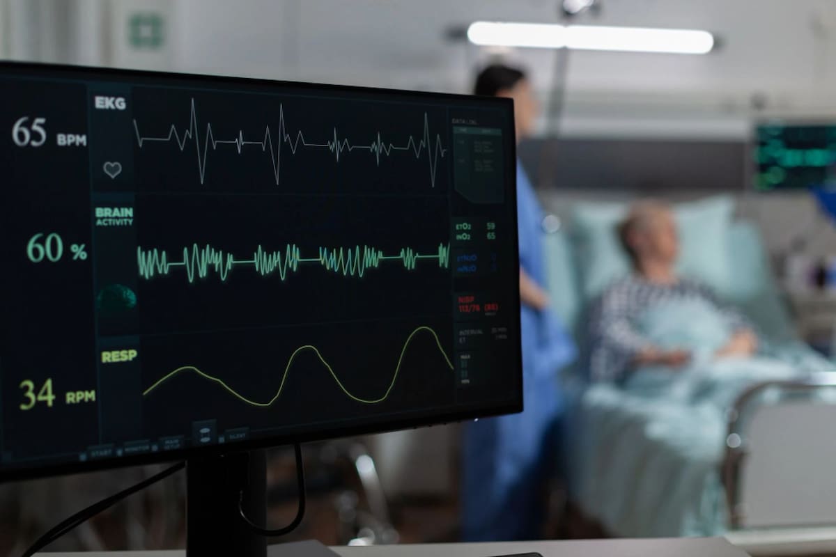 Monitor de un hospital