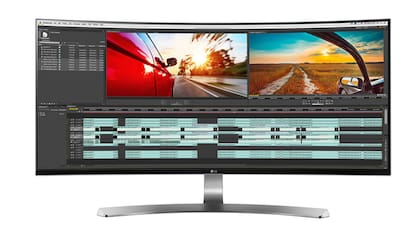 Monitor LG curvo LED UltraWide WQHD IPS de 34" 34UC98-W