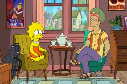 Monk, el nuevo personaje de Los Simpson, es nada menos que el hijo perdido del saxofonista Encías sangrantes Murphy