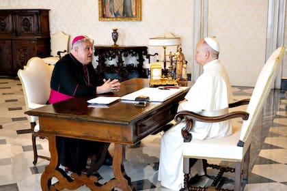 Monseñor Colombo visitó al Papa León XIV