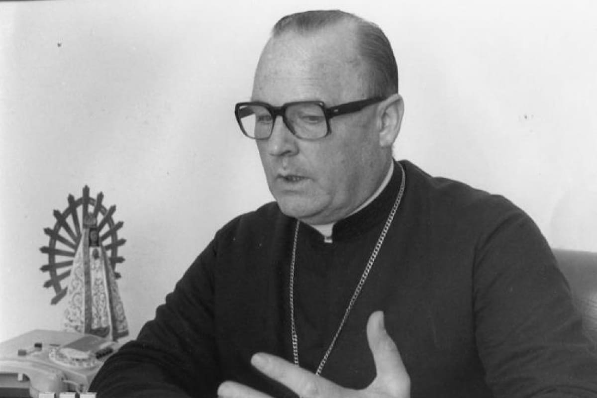 Monseñor Jorge Novak, obispo de Quilmes entre 1976 y 2001