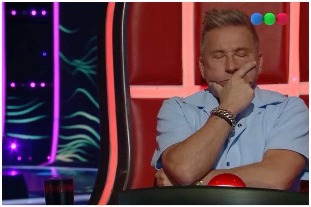 Montaner tuvo una inesperada reacción al escuchar a una participante cantar un tema de Lali (Foto: Captura de video)