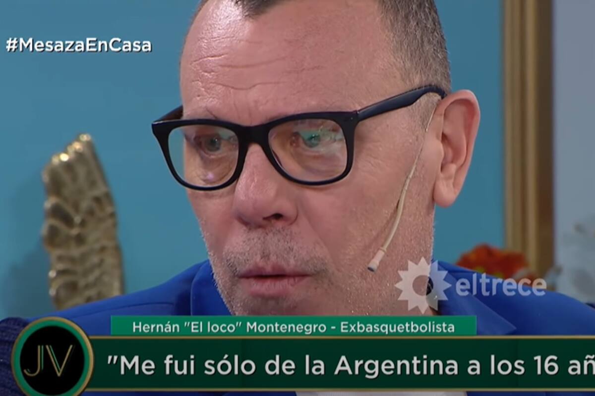 Montenegro confesó haberla pasado muy mal durante su infancia en la Argentina. Fuente: eltrece