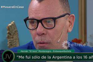 Montenegro confesó haberla pasado muy mal durante su infancia en la Argentina. Fuente: eltrece