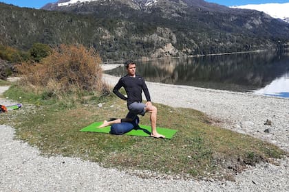 Monti, radicado en Bariloche, invita a revisar la respiración