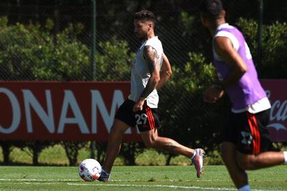 Montiel se prepara para volver en River tras perderse cinco partidos