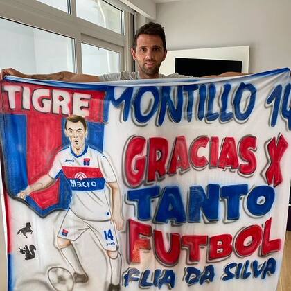 El agradecimiento de hinchas de Tigre hecho bandera; Montillo alcanzó un nivel superlativo en el Matador.
