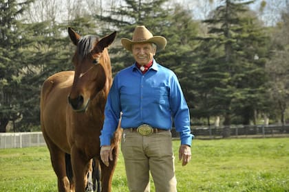 Monty Roberts, creador de una técnica de doma sin violencia. Fotos gentileza Roberts