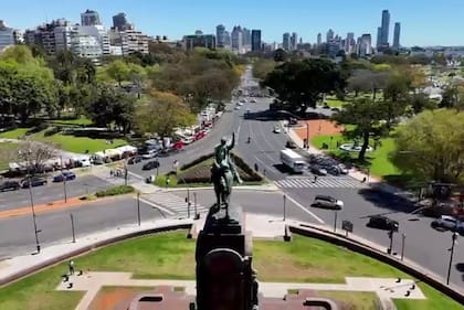 Monumento a Alvear, en la Avenida del Libertador