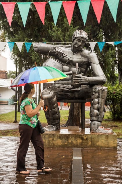 Monumento al mate en Posadas.