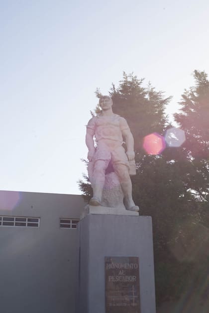 Monumento al pescador, en el Puerto de Mar del Plata.