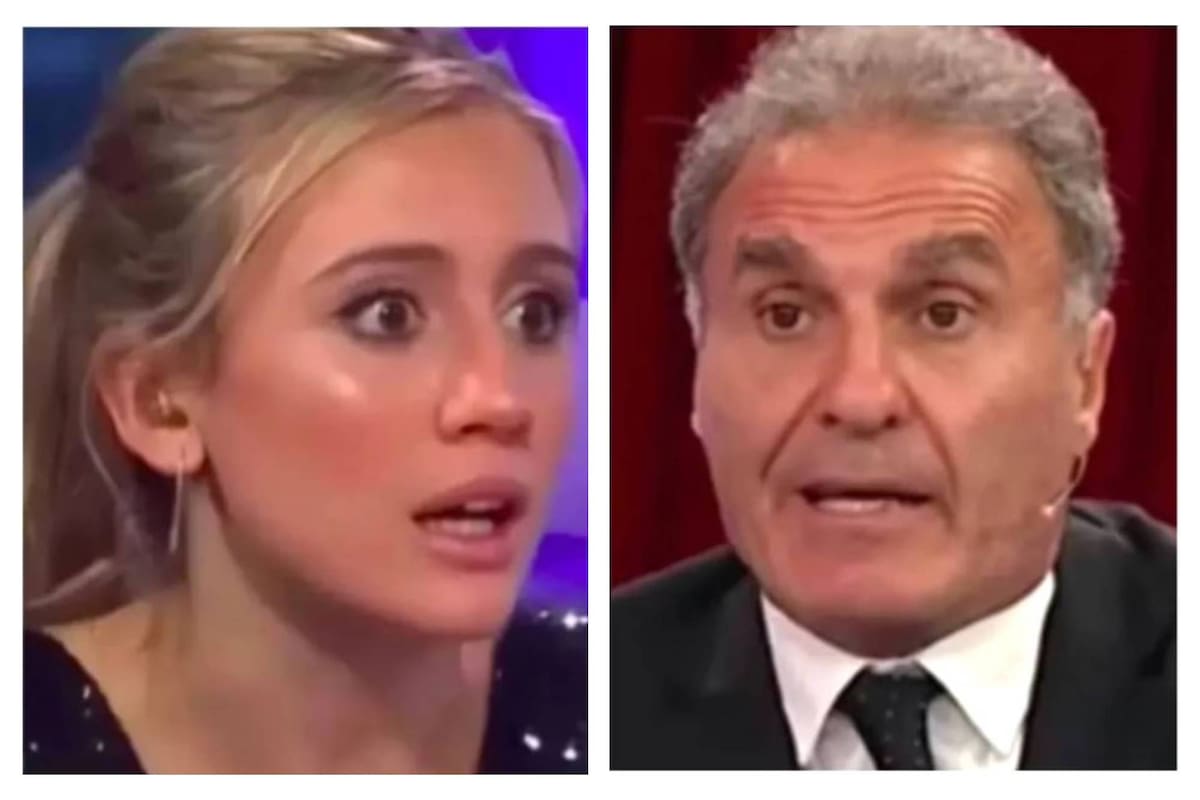 Morena Beltrán y Oscar Ruggeri