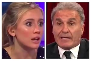 Morena Beltrán y Oscar Ruggeri