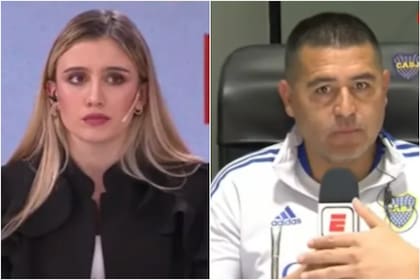 Morena Beltrán y Román Riquelme protagonizaron un cruce en TV (Foto: Captura de video)