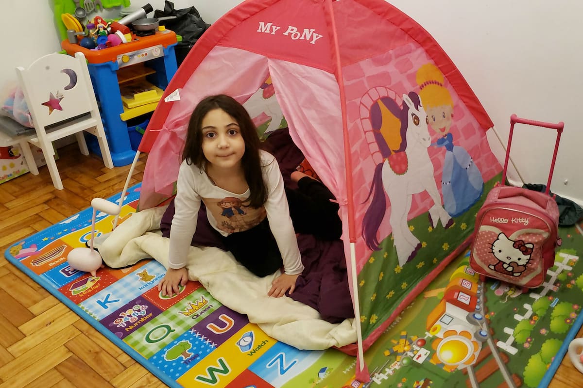 Morena, de 6 años, se suma al "zoompamento" virtual