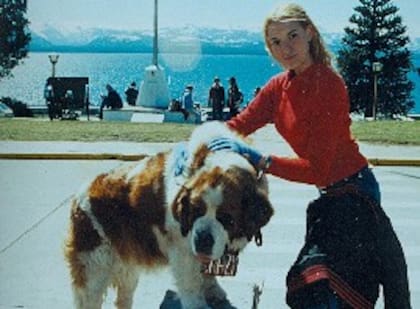 Morena Pearson, durante unas vacaciones en Bariloche