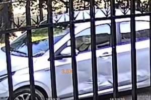 Morena Rial, al volante