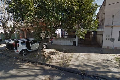 Moreno 5819, en Villa Lynch, donde fue detenido Marcos Cristian Calderón, alias Marquito, que al ser detenido dijo que tenía coronavirus