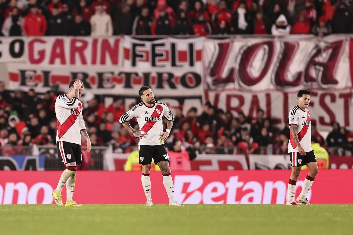 Moreno, Otamendi y Ortega se lamentan tras el empate de River