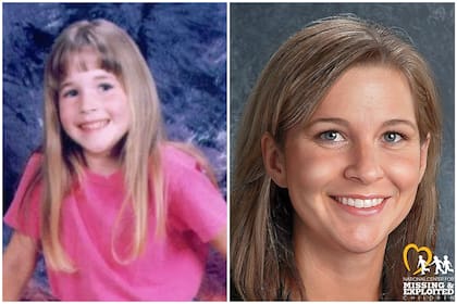 Morgan Nick tenía 6 años cuando fue secuestrada, en 1995; así luciría hoy, según las organizaciones que la buscan