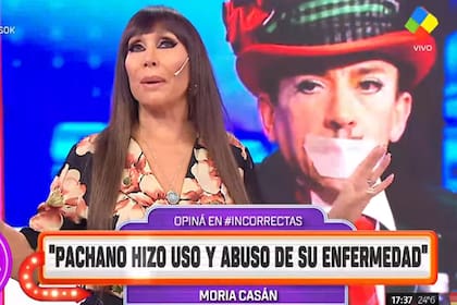 Moria Casán contra Aníbal Pachano