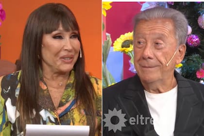 Moria Casán hizo sonrojar a Juan Alberto Mateyko con una pregunta indiscreta sobre Ana Rosenfeld: “Confiá en mí, por favor”