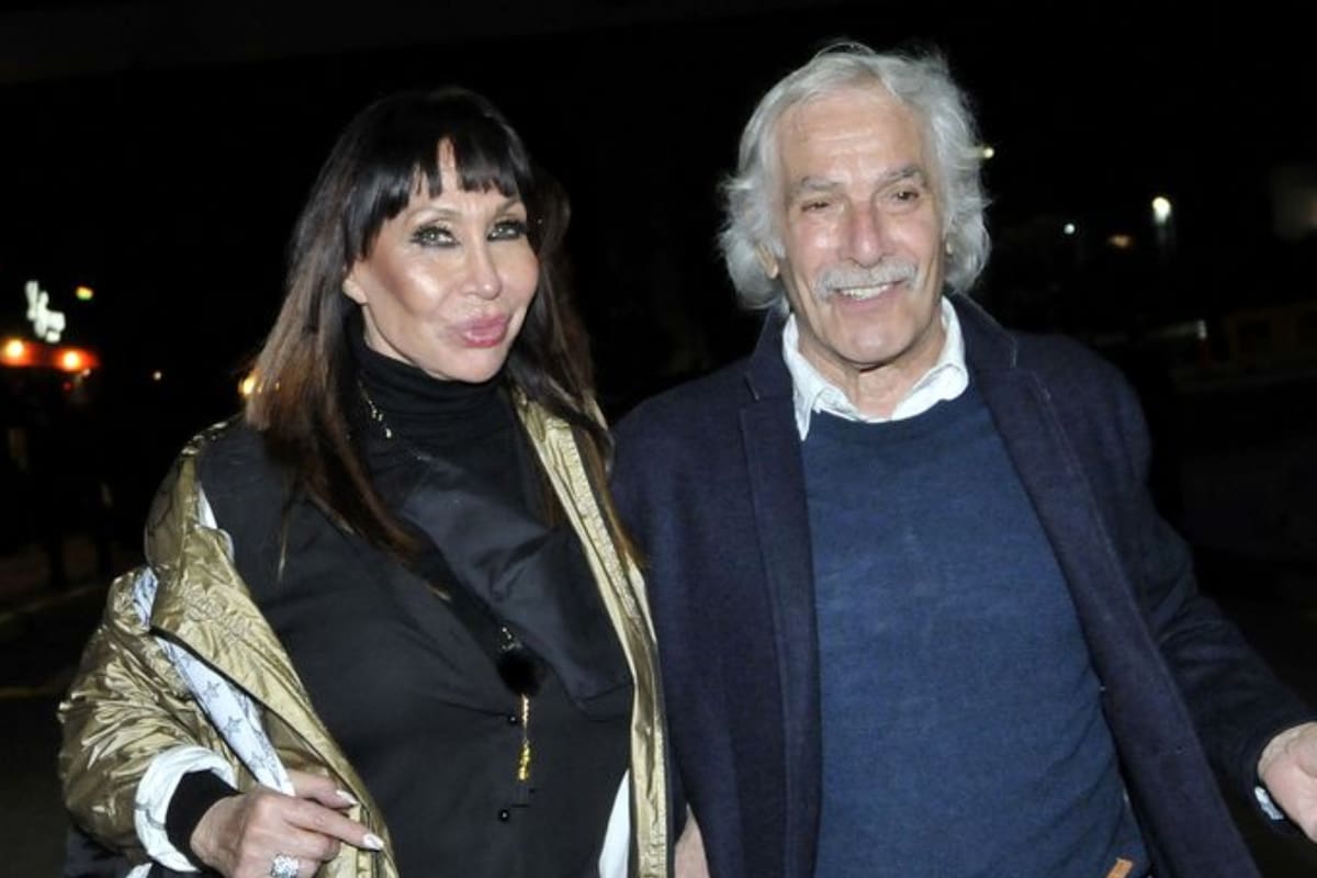 Moria Casán junto a su pareja, el ex secretario de Deportes de la Nación, Fernando Galmarini