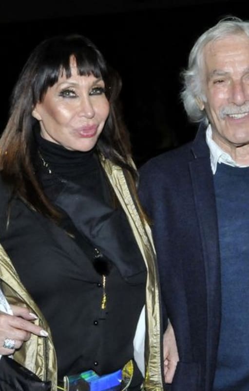 Moria Casán junto a su pareja, el ex secretario de Deportes de la Nación, Fernando Galmarini