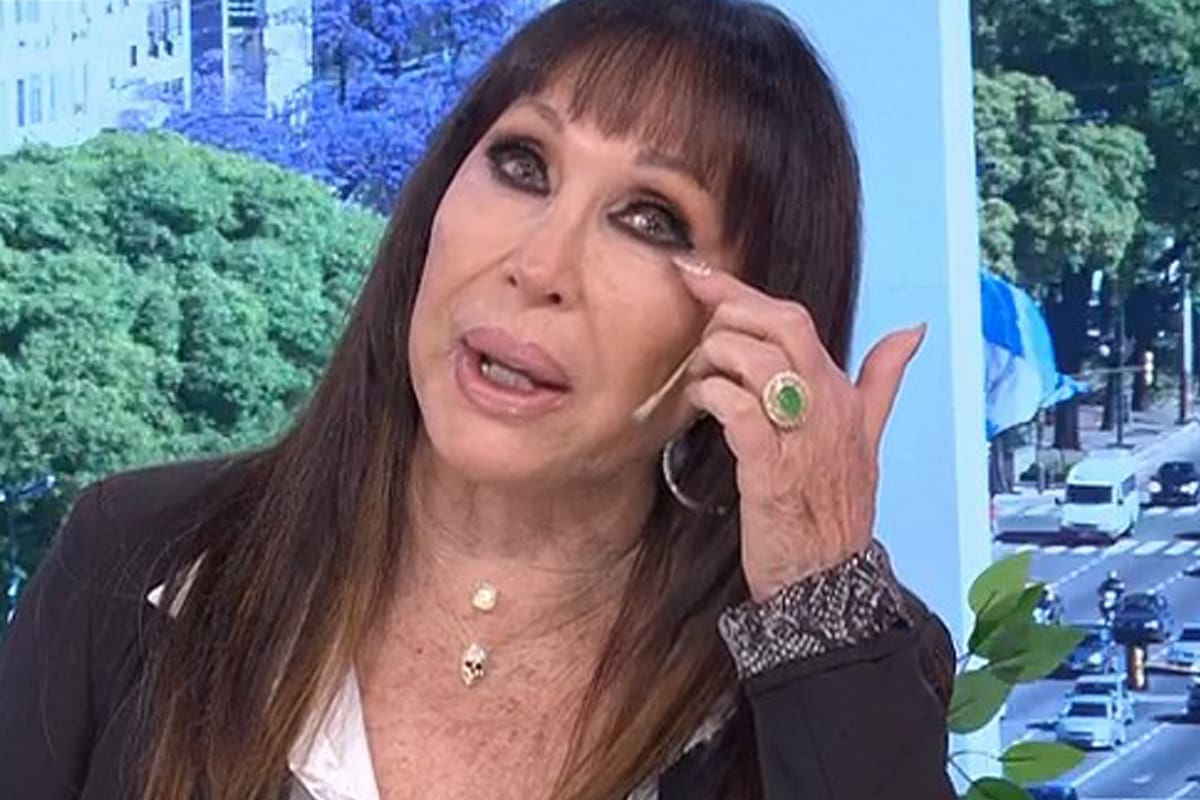 Moria Casán no pudo contener las lágrimas al recordar a su exmarido Mario Castiglione