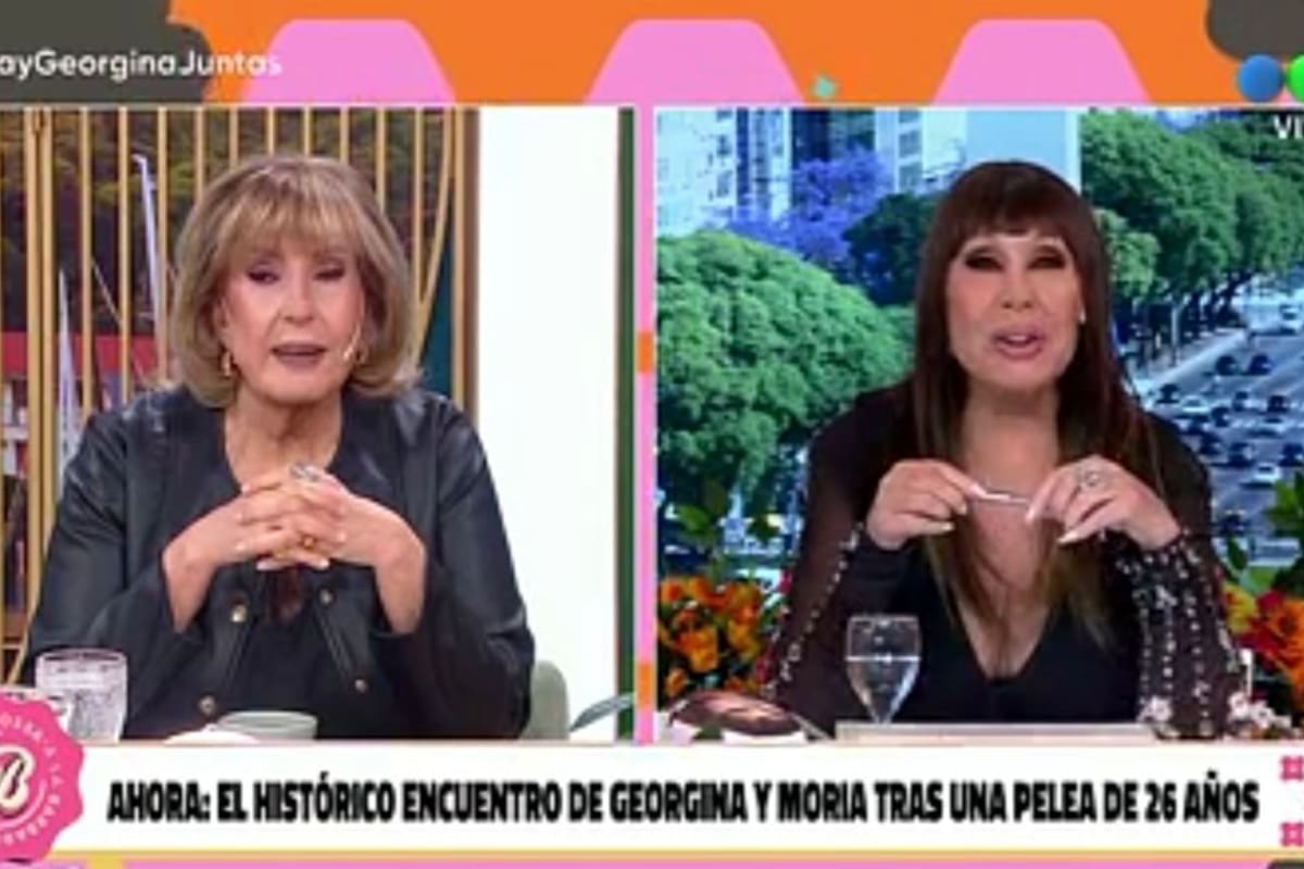 Moria Casán y Georgina Barbarossa se reconciliaron, lloraron y hablaron sobre los episodios que las distanciaron
