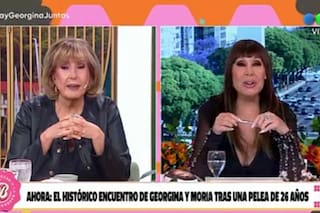 Cara a cara: cuánto midió el reencuentro entre Georgina Barbarossa y Moria Casán