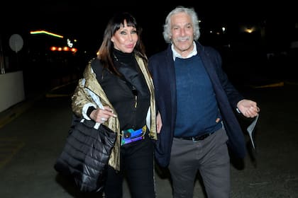 Moria Casán y Pato Galmarini