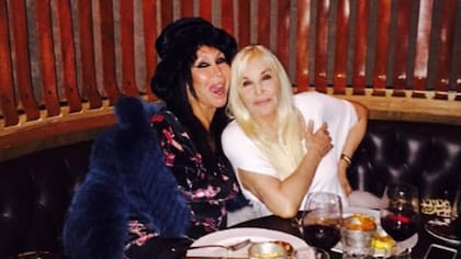 Moria Casán y Susana Giménez, dos divas se saludan